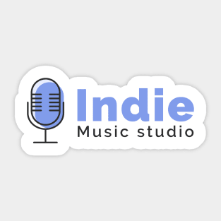 INDIE MUSIC STUDIO Sticker